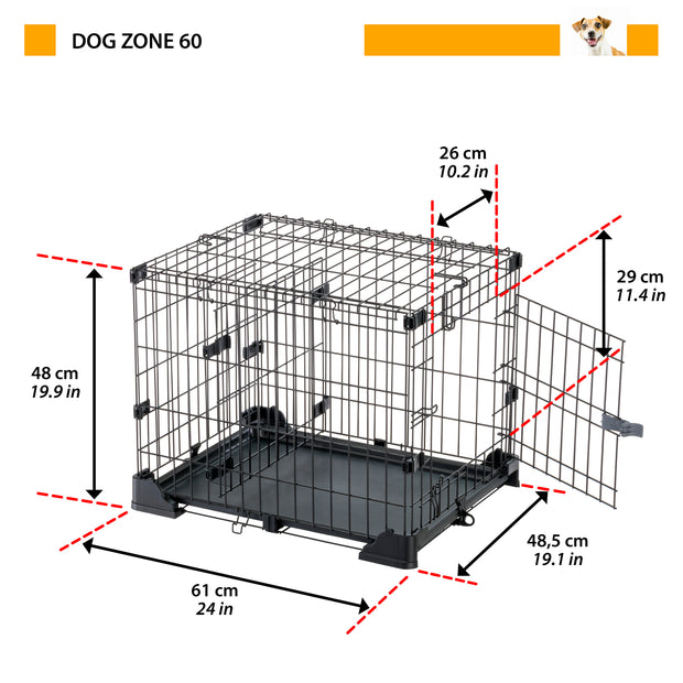 DOG ZONE cage pour chiens