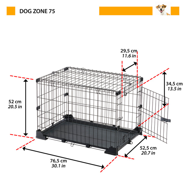 DOG ZONE cage pour chiens