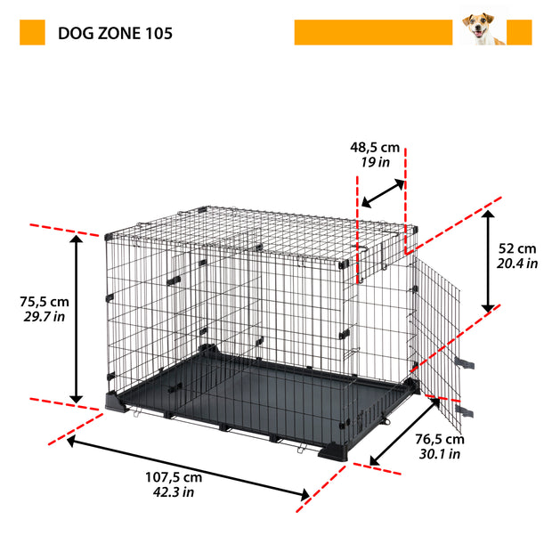 DOG ZONE cage pour chiens
