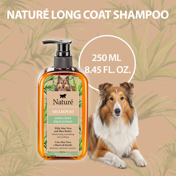SHAMPOING NATURÉ POUR CHIENS À POIL LONG