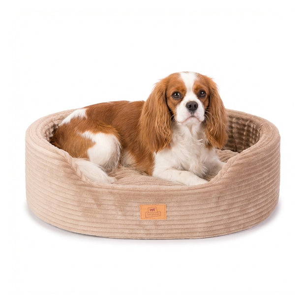 DANDY CORDUROY Panier divan avec coussin amovible pour chiens et chats