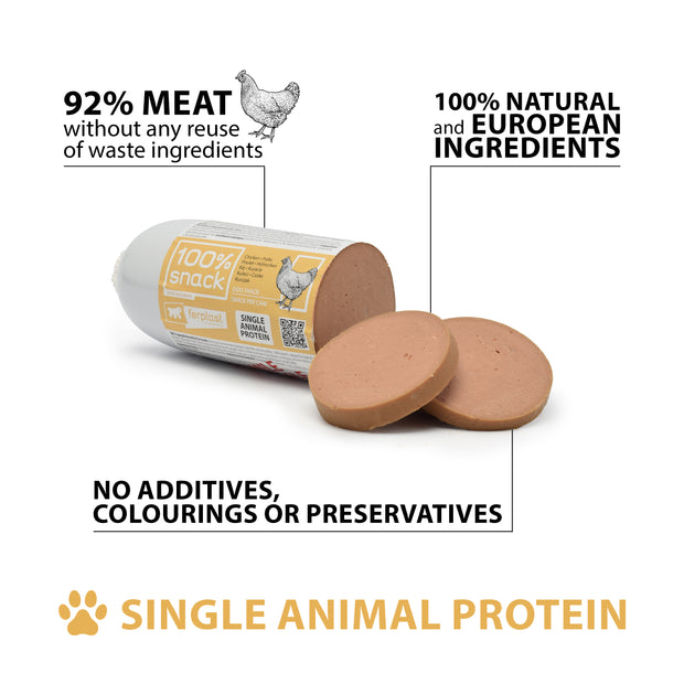 100% SNACK CHICKEN SAUSAGE