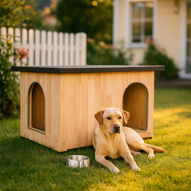 CLICKO Niche pour chien en bois