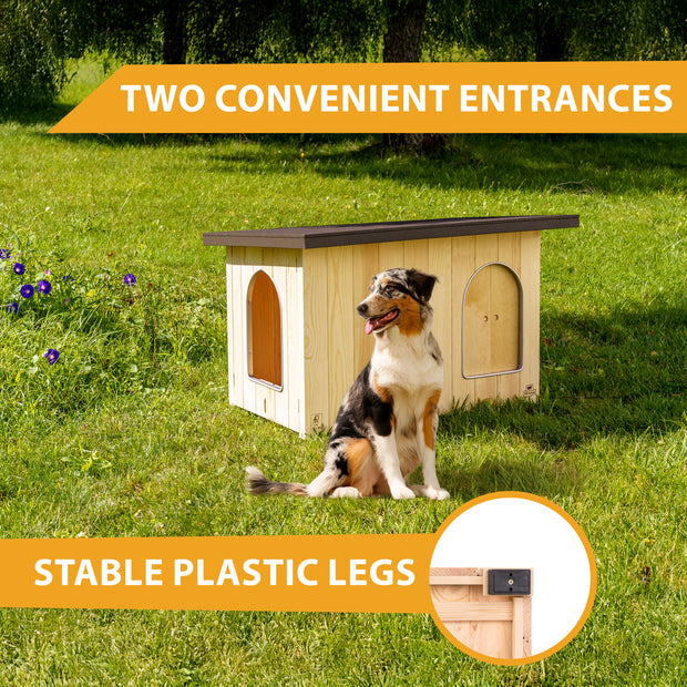 CLICKO Niche pour chien en bois