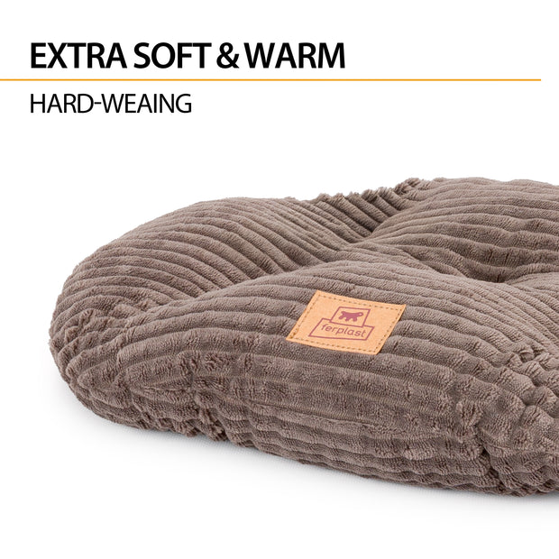 RELAX CORDUROY Coussin ovale pour chiens et chats
