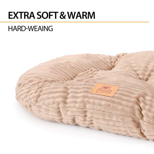 RELAX CORDUROY Coussin ovale pour chiens et chats