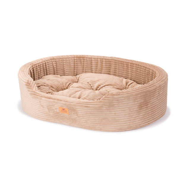DANDY CORDUROY Panier divan avec coussin amovible pour chiens et chats